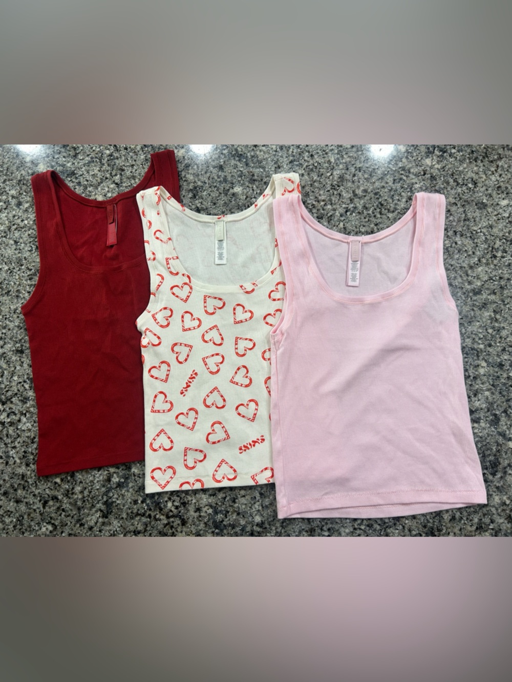 NWOT Skims Cotton Rib 3-Pack Size L - Picture 3 of 4